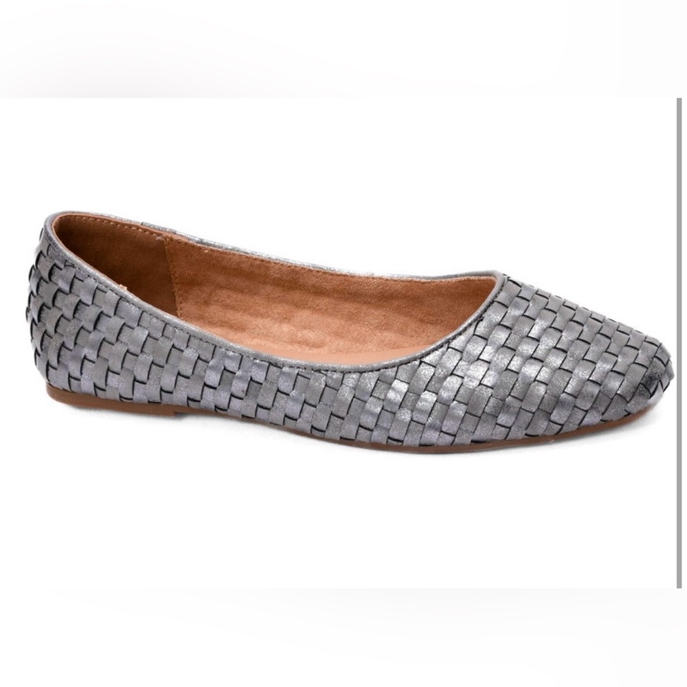 Corkys Metallic Woven Flats